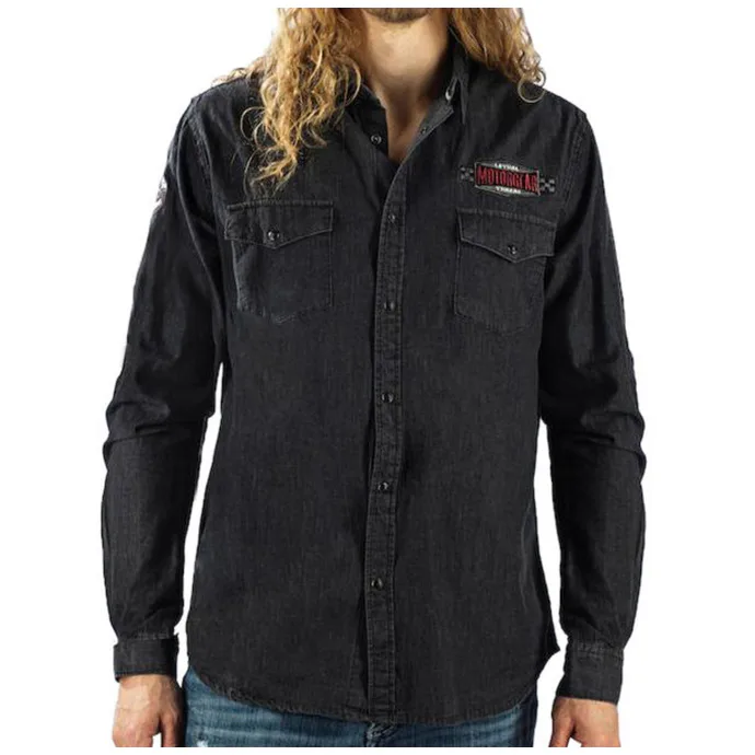 LETHAL THREAT MOTOR GEAR FULL SERVICE PIN UP Černá M